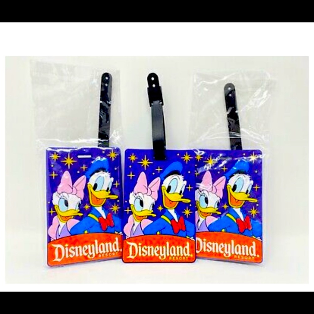 Disneyland Luggage Tags Donald & Daisy Duck 3